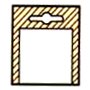 Butterfly hanging slot
