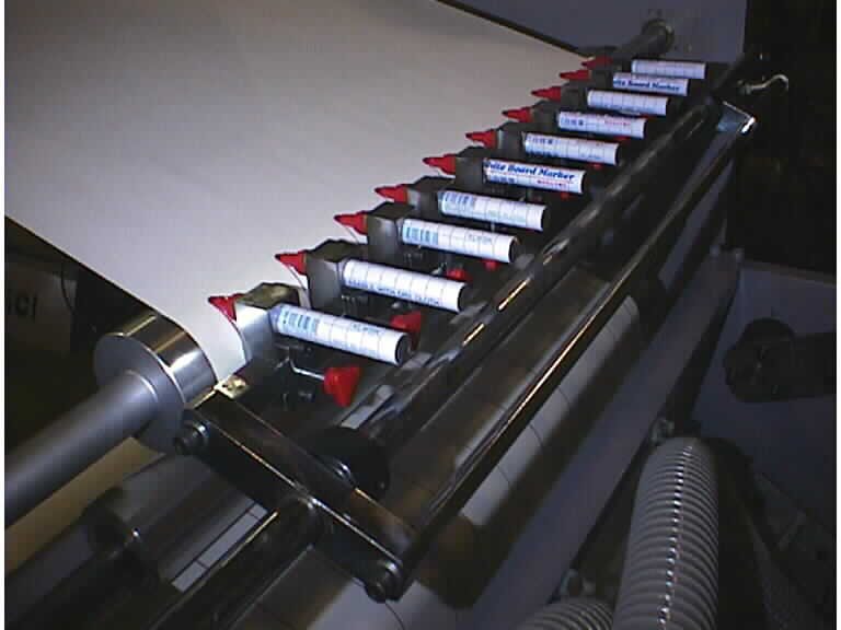Roll End Warning Device